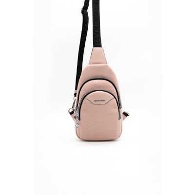 Silver Polo Πούδρας Γυναικεία τσάντα Freebag με δύο θήκες