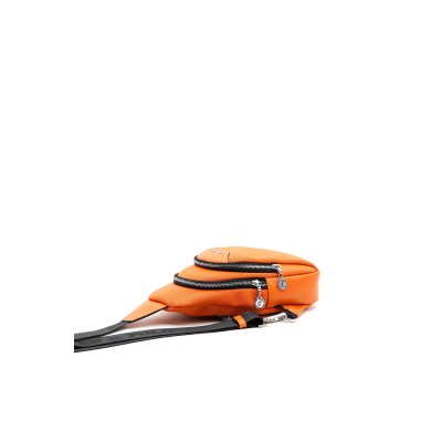 Silver Polo Πορτοκαλί Γυναικεία τσάντα Freebag με δύο θήκες