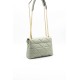Silver Polo Πράσινο της Ελιάς Γυναικεία τσάντα χιαστί με δύο θήκες SP1001-3
